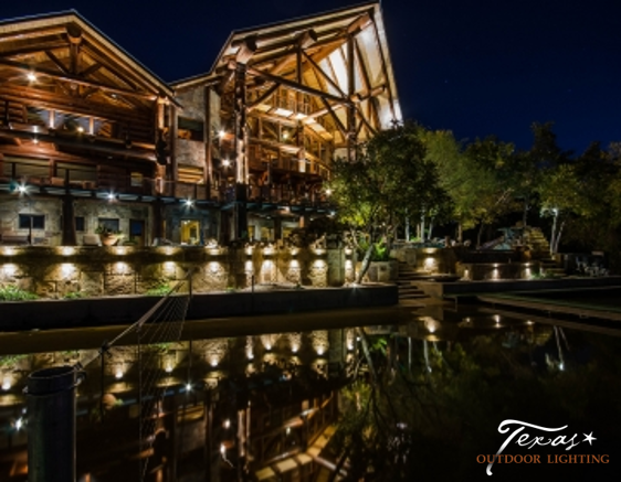 Lake Home Outdoor Lighting